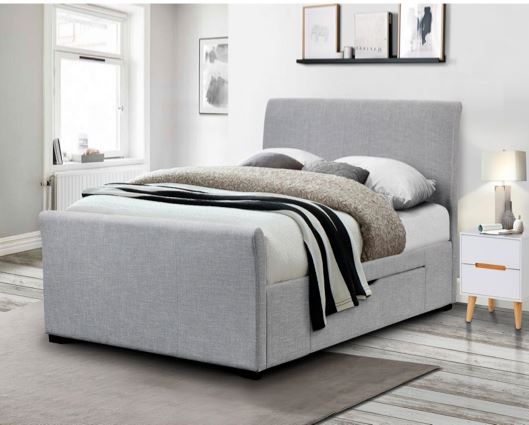 Caprice Bed With 2 Underbed Storage Drawers-King