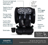 On the Go i-size Travel Car Seat - Itchy Feet Rosy