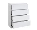 Oakley 4 Drawer Chest- White