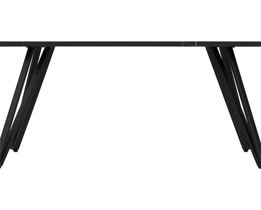 MARLOW COFFEE TABLE - BLACK MARBLE EFFECT