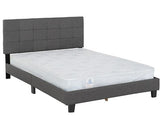 ARRAN 4'6" BED - GREY FABRIC