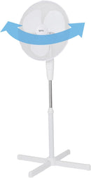 Igenix 16" Pedestal Fan White