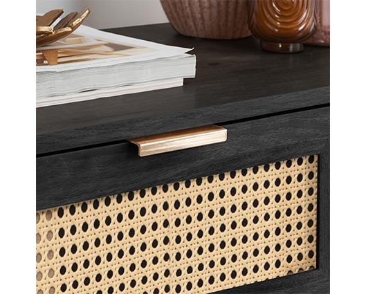 Noah 6 Drawer Chest - Black
