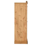 Corona 3 Door Wardrobe - Distressed Waxed Pine