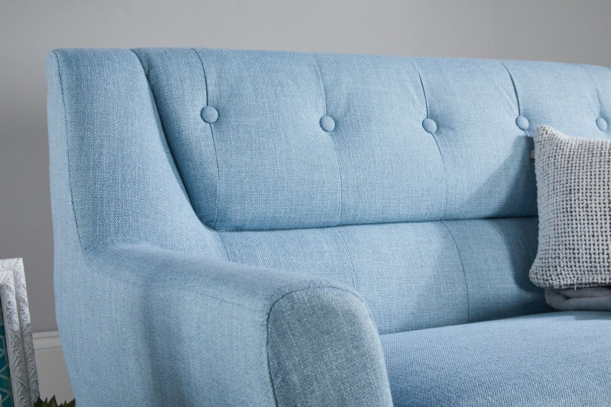 Landon Medium Sofa Duck Egg Blue