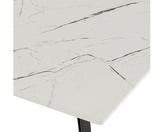 MARLOW COFFEE TABLE - WHITE MARBLE EFFECT