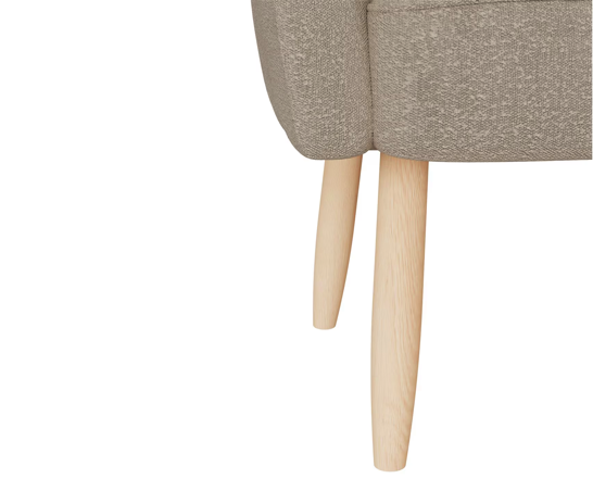 Florence Boucle Chair- Natural Stone