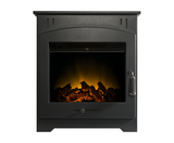 Hallie Inset Stove in Black with Remote
