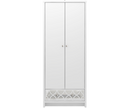 Arlo 2 Door 1 Drawer Wardrobe- White