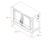 Warren Electric Stove in Black