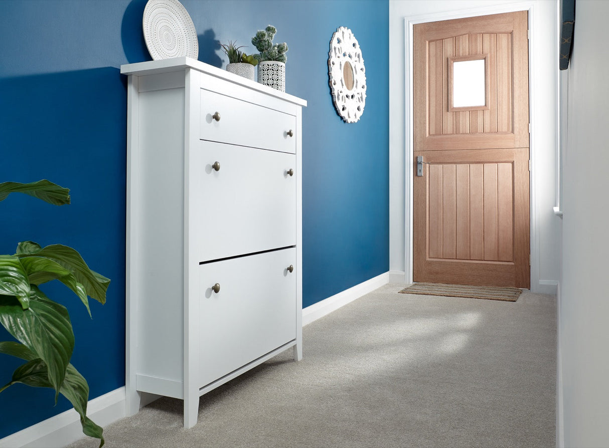 Deluxe 2 Tier Shoe Cabinet
