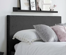 Berlin Small Double Bed - Black Crushed Velvet