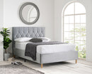 Loxley King Size Bed-Grey