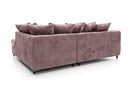 Heidi Right Hand Facing Corner Sofa - Pink