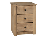 Pike 3 Drawer Bedside Chest