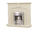 Aria Fireplace Suite in Stone Effect, 48 Inch