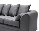 Daisy Left Hand Facing Corner Sofa - Dark Grey