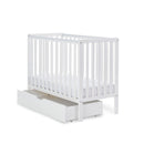 Space Saver Cot, Under Drawer & Eco Plus Foam Mattress-White