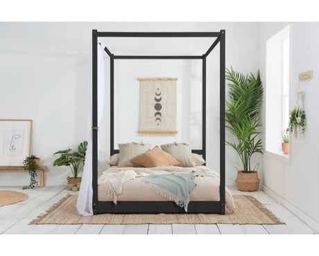 Daniel Four Poster King Bed - Black