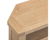 WINDSOR CORNER TV UNIT - NATURAL OAK