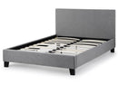 Rialto Light Grey Linen Bed - Single