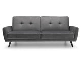 Moki Sofabed in Dark Grey Velvet