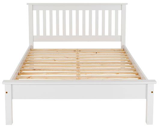 MONACO 4' LOW END BED - WHITE