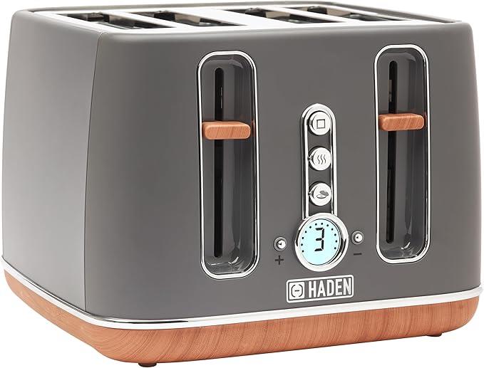 Haden Dorchester 4 Slice Toaster Grey