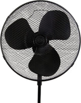 Igenix 16" Pedestal Fan Black