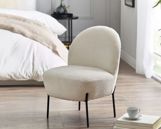 Lulu Boucle Accent Chair