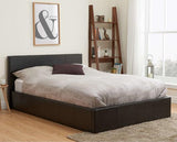 Barney Small Double Ottoman Bed - Brown