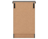 NEVADA 2 DRAWER BEDSIDE - 3D EFFECT GREY