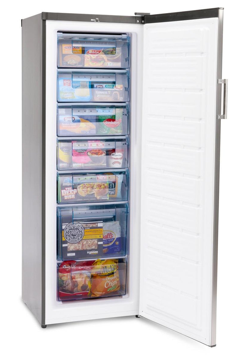 RZ245ES Upright Freezer 60cm Wide  Silver
