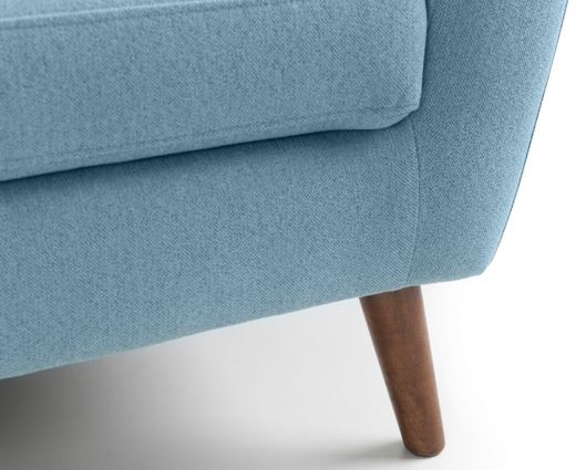 Moki 3 Seater Sofa-Blue