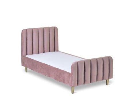 Gatsby Velvet Toddler Bed - Pink