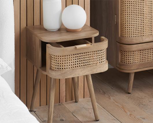 Noah 1 Drawer Bedside