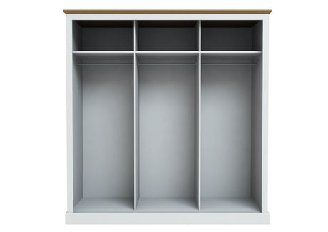 Dagwood 3 Door Sliding Wardrobe White