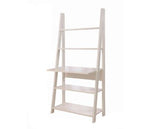 Tall Ladder Desk-White
