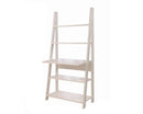 Tall Ladder Desk-White