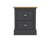 Dagwood Bedside Cabinet Charcoal