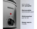 6.5L Slow Cooker Stainless Steel