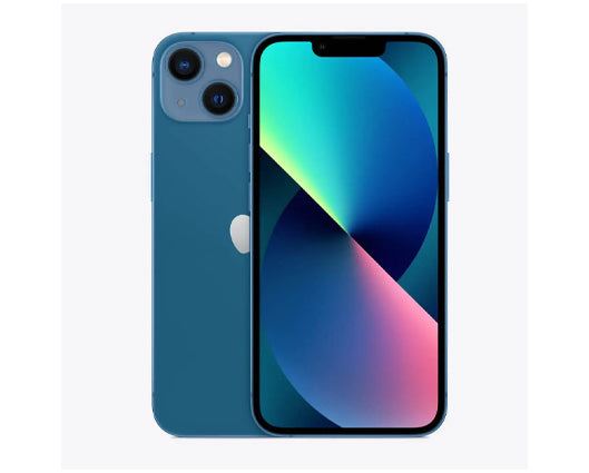 Refurbished Apple iPhone 13 128GB Blue with Wireless Headphones