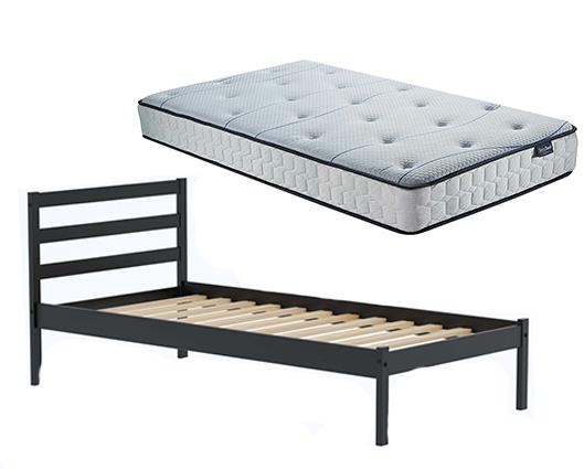 Luka Bed with SleepSoul Air Mattress - Single