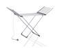 Heated clothes airer with wings