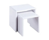 Empire High Gloss White Nest Of Tables