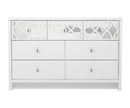 Arlo 3+4 Drawer Chest- White