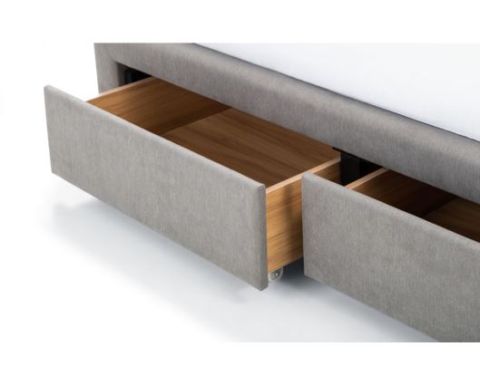 Frankie 4 Drawer Storage Fabric Bed King