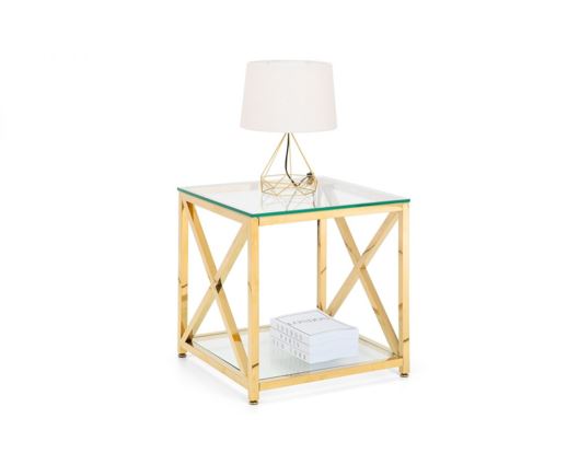 Madison Lamp Table - Gold