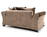 Francisco 2 Seater Sofa - Brown & Beige