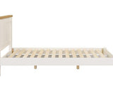 WINDSOR 5' LOW END BED - IVORY/OAK